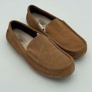 UGG | Men's Tan Suede Slip-On Loafers